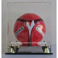 Clear Soccer Ball Display Case Holder UV Protection